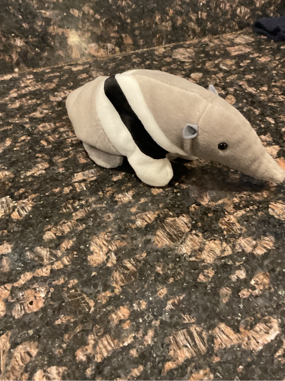 Plush Anteater Reptile Toy TY Beanie Baby